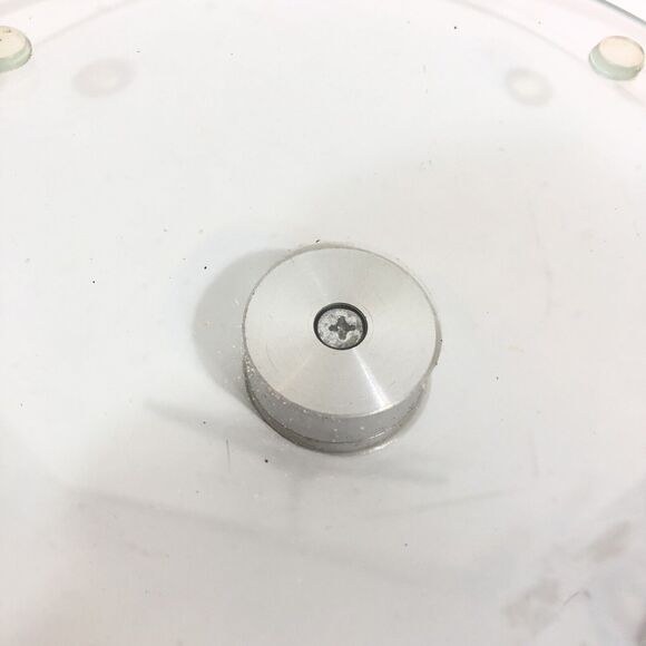 CounterArt Susan Lazy Susan Serving Plate, Blue Hydrangeas Glass Turntable - Picture 7 of 8